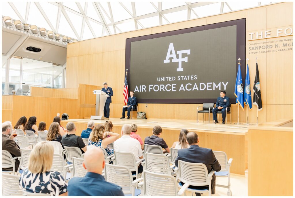 USAFA retirement ceremony at Polaris Hall